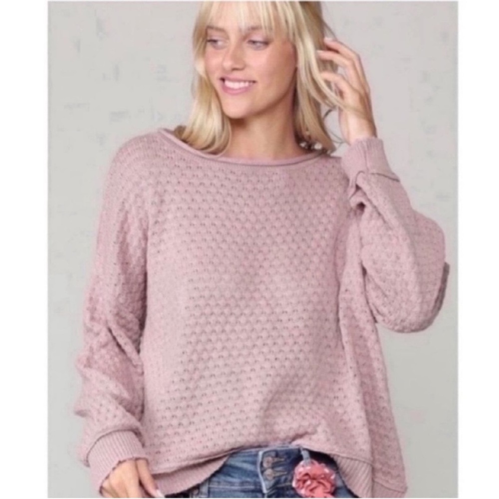 KyeMi knit blush sweater